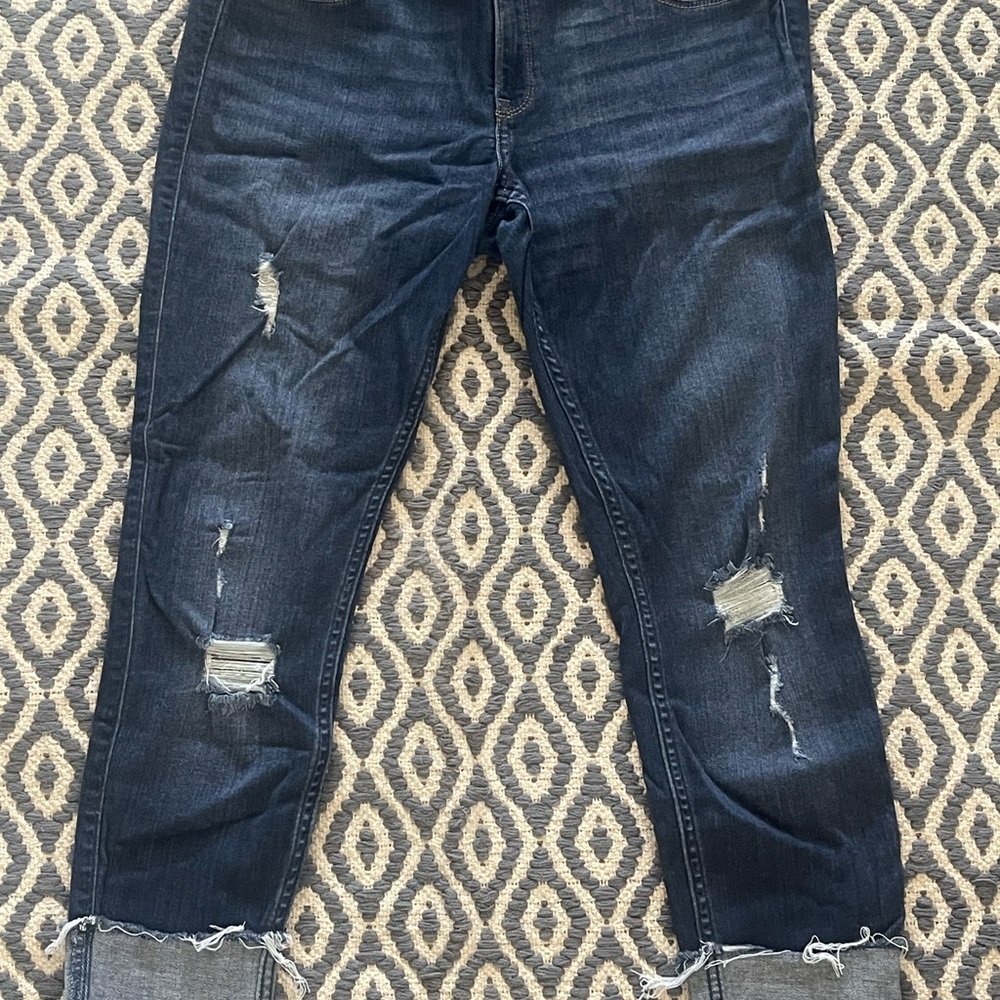 Hollister Dark Blue Low Rise Jeans